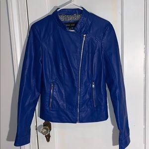 Faux leather jacket